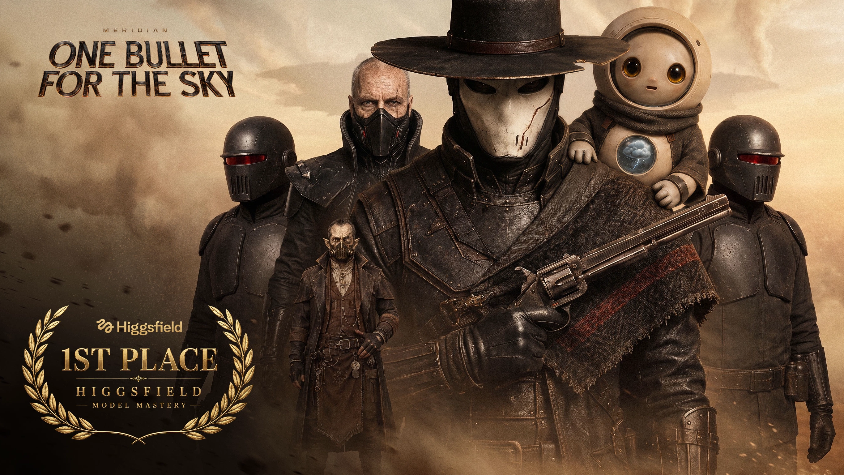 Meridian: One Bullet for the Sky award-winning film poster