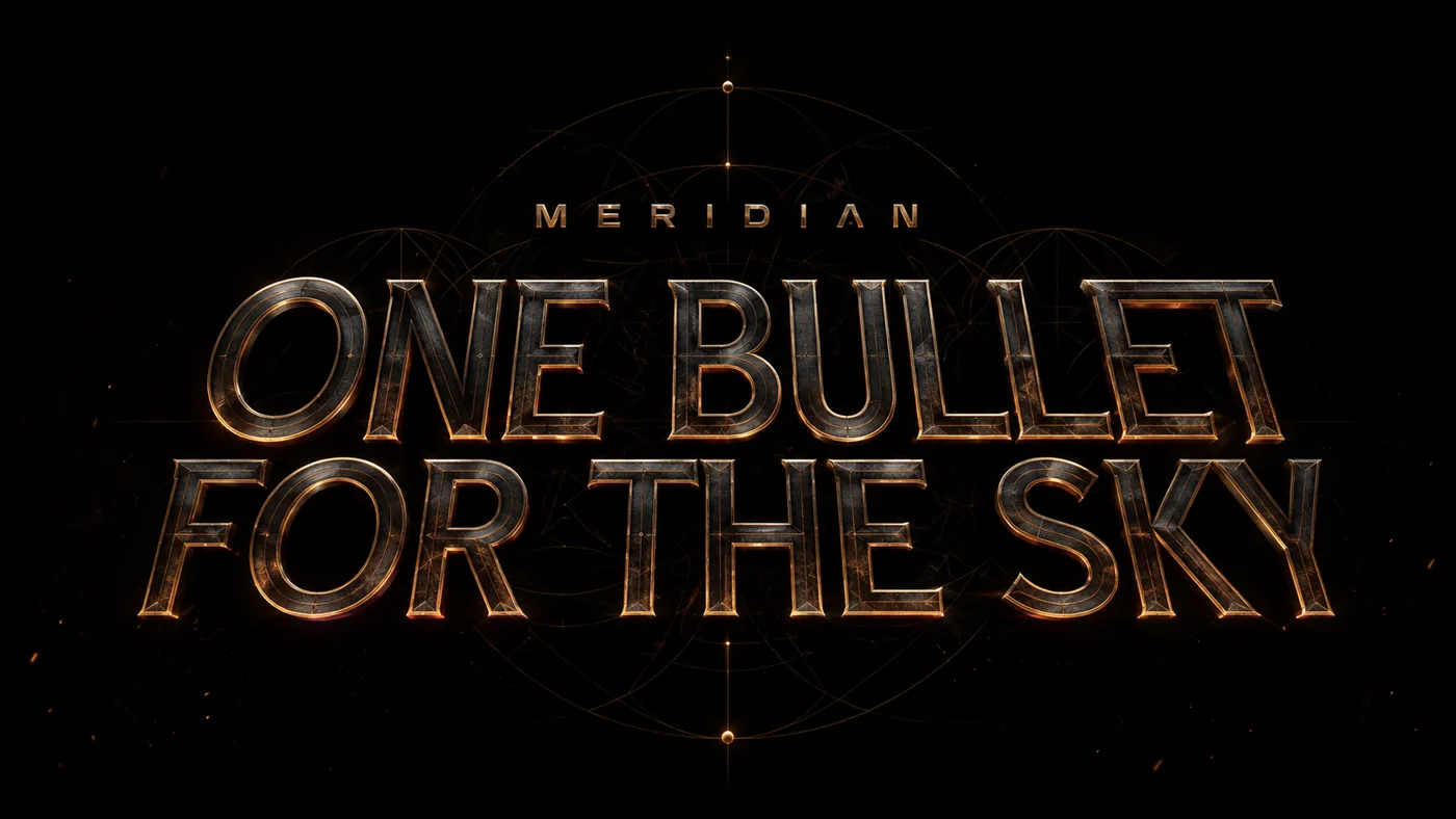 Meridian One Bullet for the Sky title artwork
